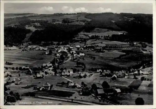 Ak Häusern im Schwarzwald, Fliegeraufnahme