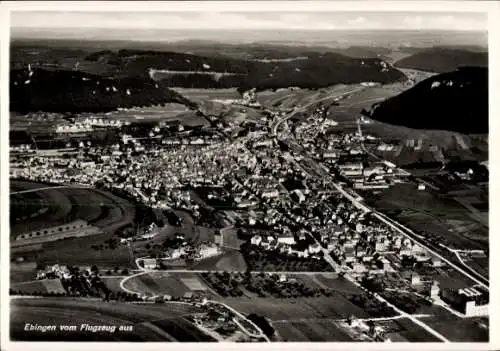 Ak Ebingen Albstadt in Württemberg, Fliegeraufnahme