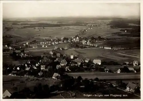 Ak Sulgen Schramberg im Schwarzwald, Fliegeraufnahme, Sulgau