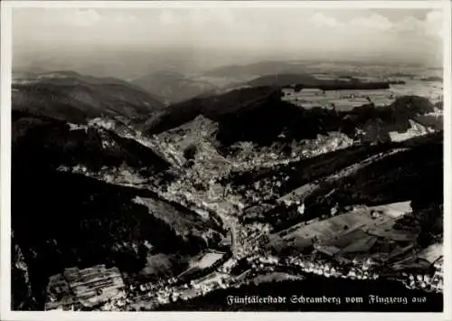 Ak Schramberg im Schwarzwald, Fliegeraufnahme