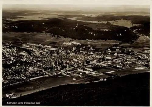 Ak Ebingen Albstadt in Württemberg, Fliegeraufnahme