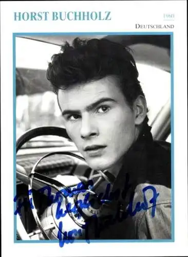 Ak Schauspieler Horst Buchholz, Autogramm