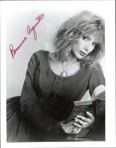 Ak Schauspielerin Rosanna Arquette, Autogramm