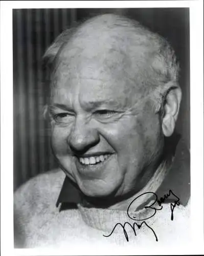 Ak Schauspieler Mickey Rooney, Autogramm