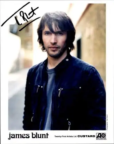 Ak Sänger James Blunt, Portrait, Autogramm