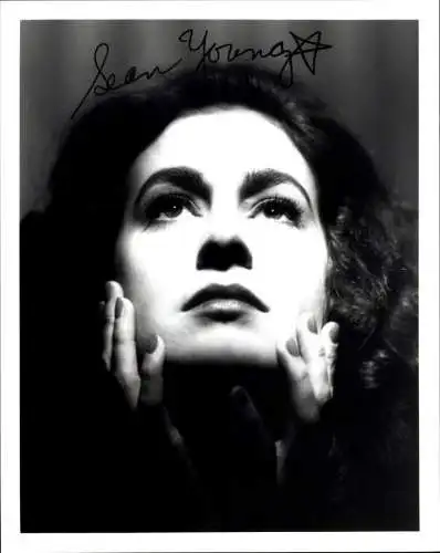 Foto Schauspielerin Sean Young, Autogramm