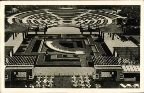 Ak Essen im Ruhrgebiet, GRUGA, Gartenbauausstellung 1929, Pergolagarten, Dahlien Arena