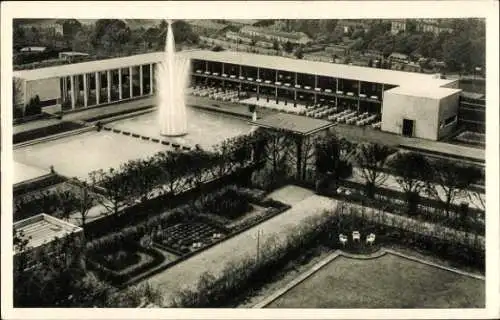 Ak Essen im Ruhrgebiet, Gartenbauausstellung 1929, Wasserterrassen, Gruga Gaststätten