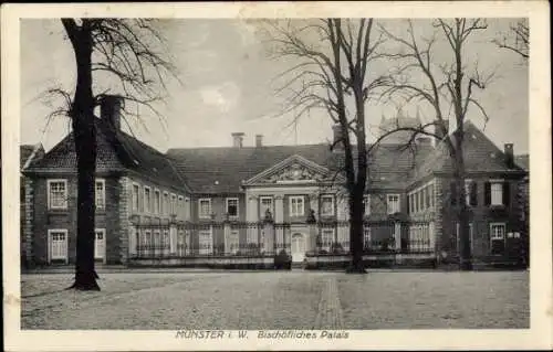 Ak Münster in Westfalen, Bischöfliches Palais