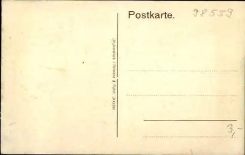 Ak Oberhof im Thüringer Wald, untere Schweizerhütte, Silbergraben, Teilansicht