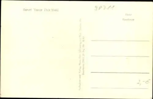 Ak Vesser Suhl in Thüringen, Gesamtansicht