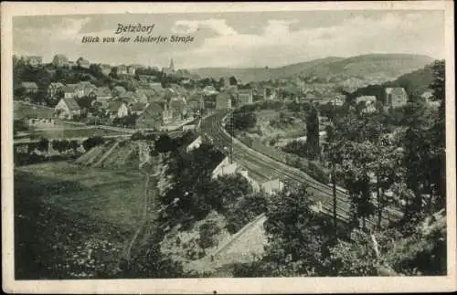 Ak Betzdorf an der Sieg, Blick von Alsdorferstraße, Gesamtansicht