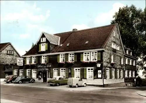 Ak Wermelskirchen, Hotel zur Eich, Autos