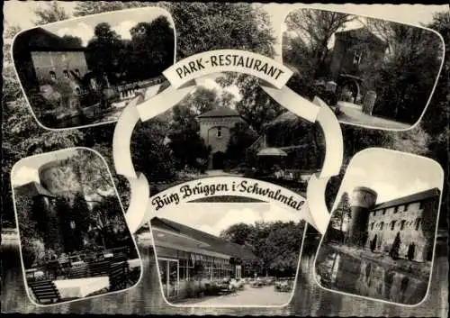 Ak Brüggen am Niederrhein, Park Restaurant Burg Brüggen, Schwalmtal