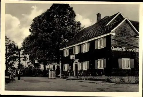 Ak Grunewald Dabringhausen Wermelskirchen im Bergischen Land, Gasthof zum Grunewald