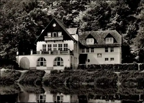 Ak Bamberg an der Regnitz Oberfranken, Jugendherberge, Wolfsschlucht