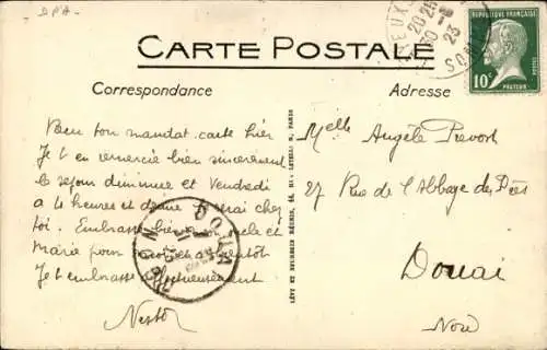 Ak Cayeux sur Mer Somme, Strand, Promenade des Planches et les Villas