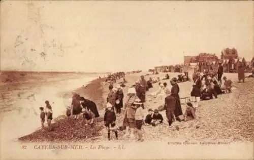 Ak Cayeux sur Mer Somme, Strand