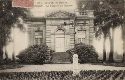 Ak Rosny sur Seine Yvelines, La Chapelle du Chateau