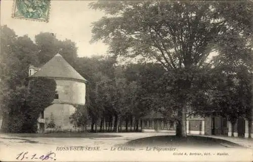 Ak Rosny sur Seine Yvelines, Schloss, Pigeonnier