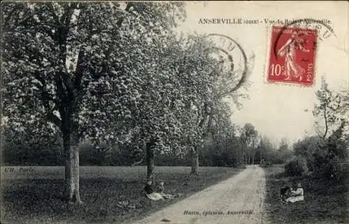 Ak Anserville Oise, Bois d'Anserville