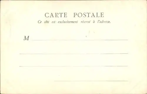 Ak Lesparre Médoc Gironde, Der Kostümpalast, Das Restaurant Champeaux