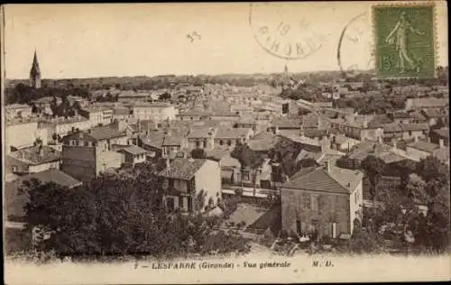 Ak Lesparre Médoc Gironde, Panorama