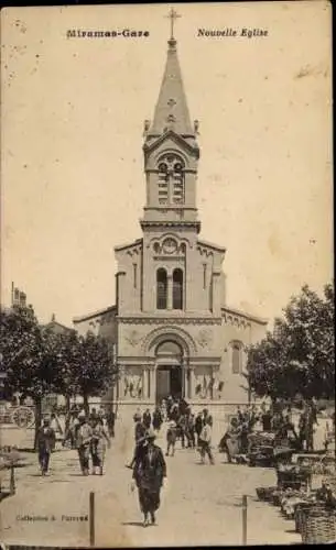 Ak Miramas Bouches du Rhône, nouvelle eglise