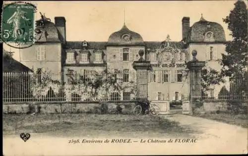 Ak Rodez Aveyron, Chateau de Florac