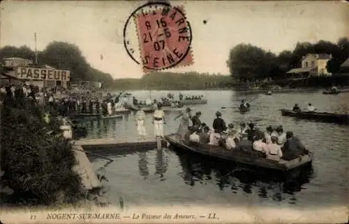 Ak Nogent sur Marne Val de Marne, Passeur des Amours