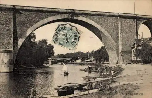 Ak Nogent sur Marne Val de Marne, Pont