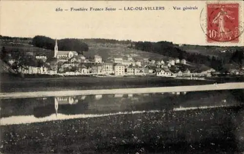 Ak Lac ou Villers Doubs, Gesamtansicht