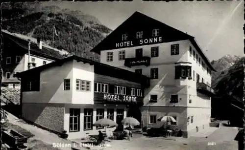 Foto Ak Sölden in Tirol, Hotel Sonne