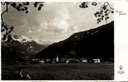 Foto Ak Stumm im Zillertal Tirol, Gesamtansicht