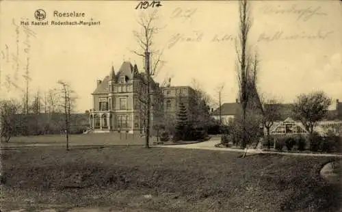 Ak Roeselare Roeselaere Westflandern, Het Kasteel de Rodenbach-Mergaert