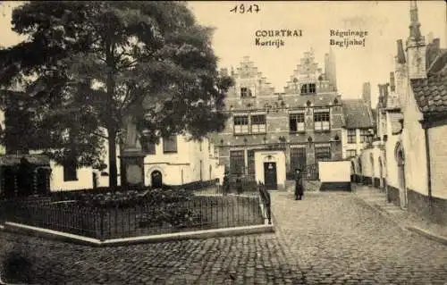 Ak Kortrijk Courtrai Westflandern, Beguinage