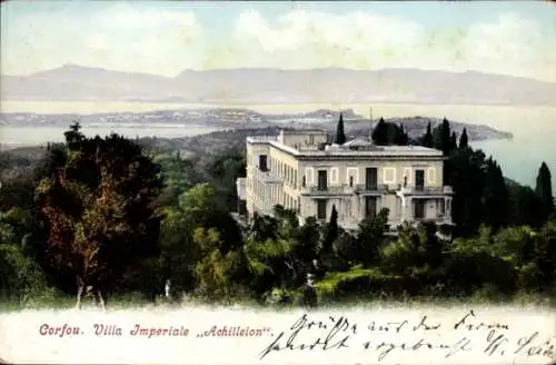 Ak Korfu Griechenland, Kaiserliche Villa Achilleion