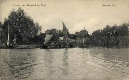 Ak Unieście Ostseebad Nest Pommern, Jamunder See