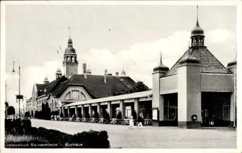 Ak Świnoujście Swinemünde Pommern, Kurhaus