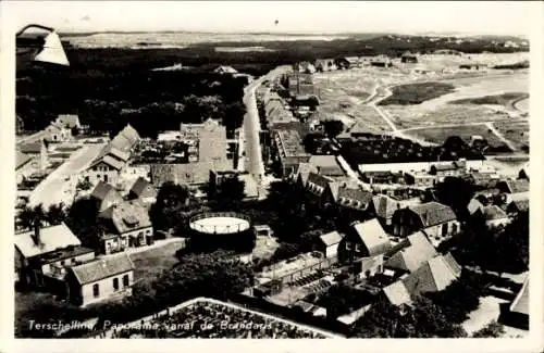 Ak Terschelling-Friesland Niederlande, Panorama vom Brandaris