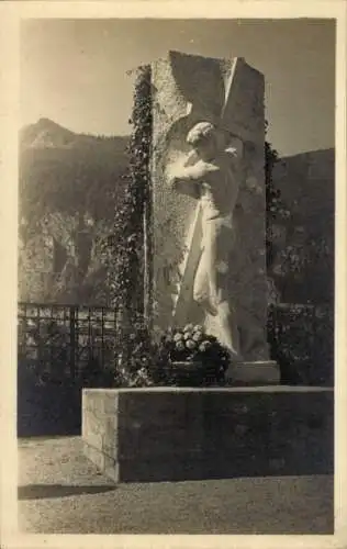 Ak St. Gilgen Salzkammergut in Salzburg, Krieger-Denkmal