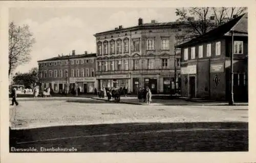 Ak Eberswalde in der Mark, Eisenbahnstraße