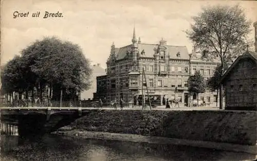 Ak Breda Nordbrabant Niederlande, Nieuwe Brug