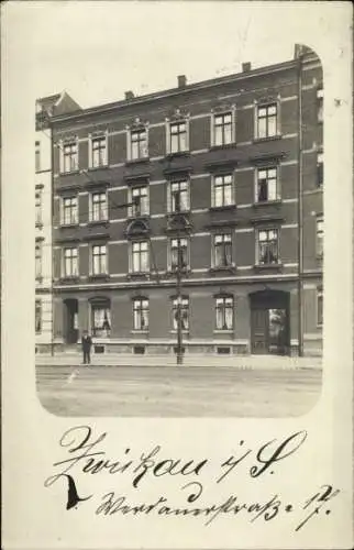 Foto Ak Zwickau, Wohnhaus Werdauer Straße 17