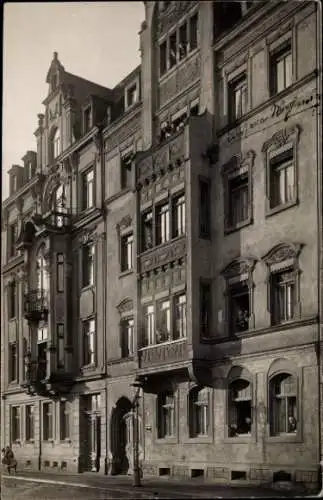 Foto Ak Zwickau, Wohnhaus Zwickauer Straße, Anwohner