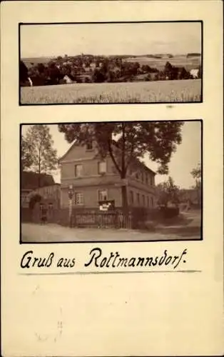 Foto Ak Rottmannsdorf Zwickau in Sachsen, Gesamtansicht, Wohnhaus