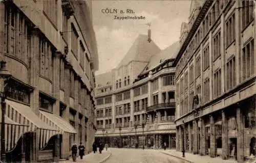 Ak Köln am Rhein, Zeppelinstraße