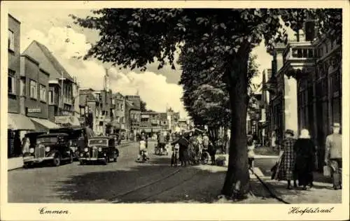 Ak Emmen Drenthe Niederlande, Hoofdstraat