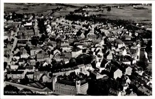 Ak Weiden in der Oberpfalz, Fliegeraufnahme