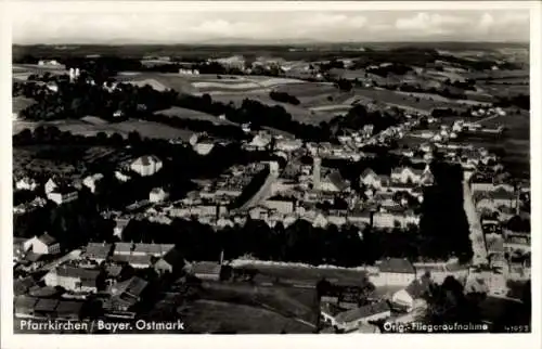 Ak Pfarrkirchen in Niederbayern, Fliegeraufnahme